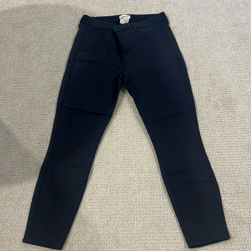 L’Agence Coated Skinny Jeans